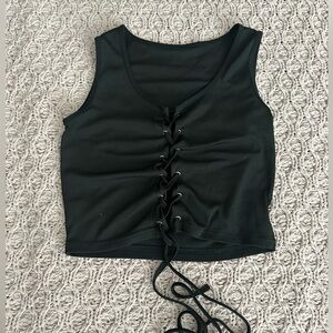 Tie up crop top